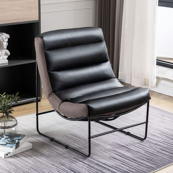 Accent Chairs For Living Room Reinforced Metal Framed Lounge Chair