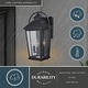 preview thumbnail 6 of 5, Vaxcel Lighting Lexington 3 Light 17" Tall Outdoor Wall Sconce