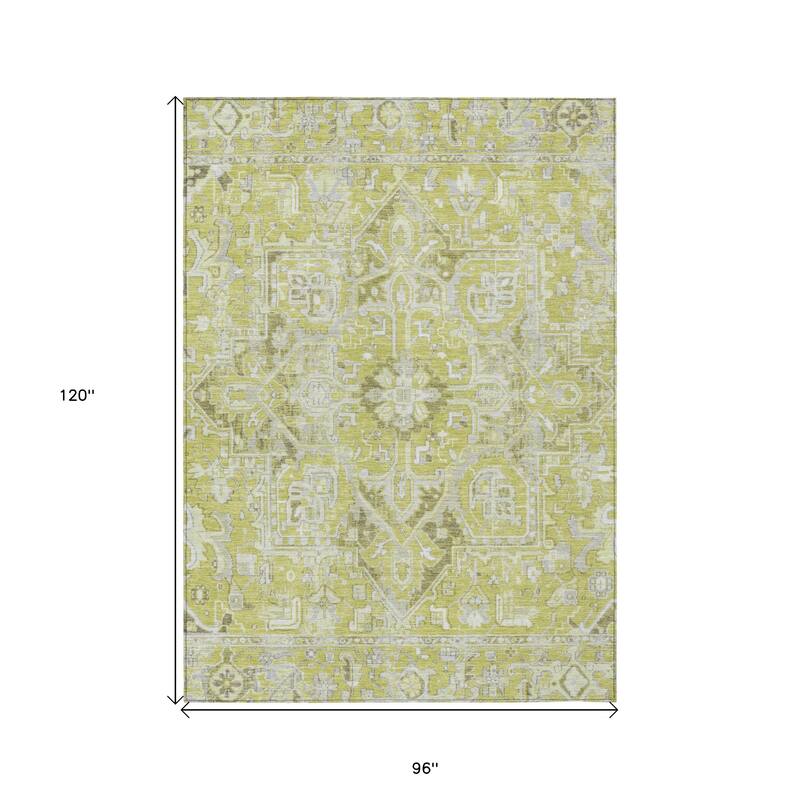 Nave Oriental Weather Resistant Classic Elegance Outdoor Rug