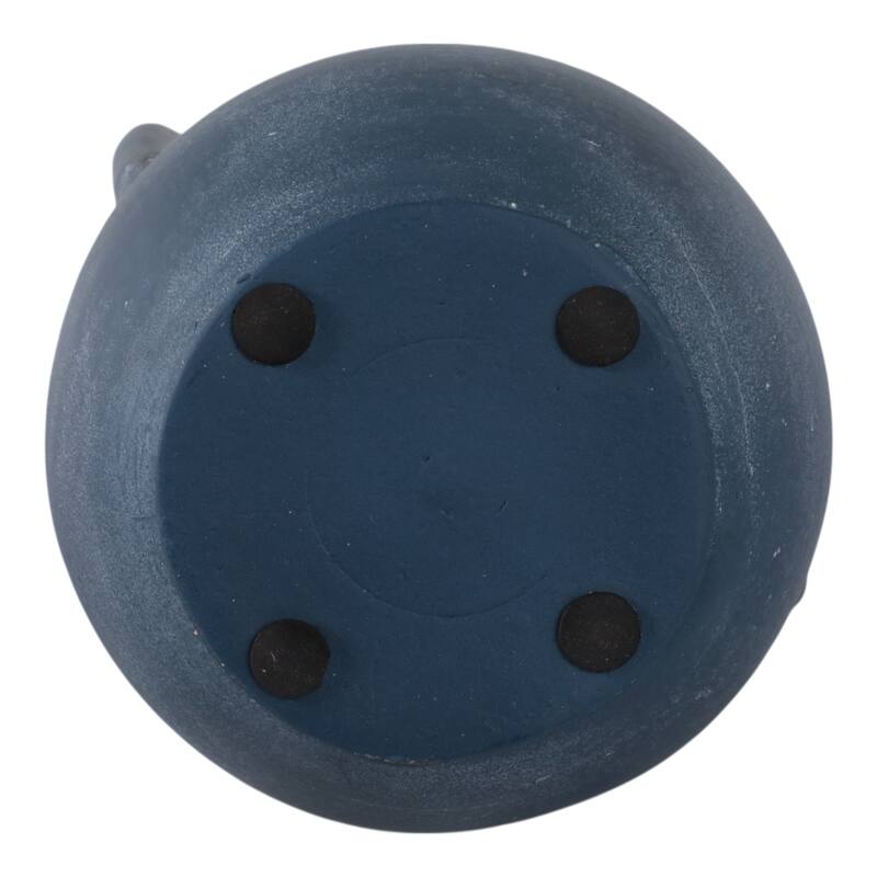Terracotta Pottery Vase with Handles Rustic Artisan Decorative Accent