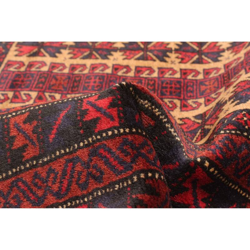 ECARPETGALLERY Hand-knotted Teimani Tan Wool Rug - 3'0 x 4'2