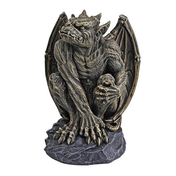 Design Toscano Halloween Silas the Gargoyle Sentry Statue: Medium