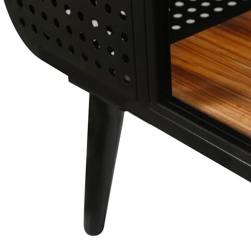 55.12" Spacious Cat House with Tempered Glass for Living Room
