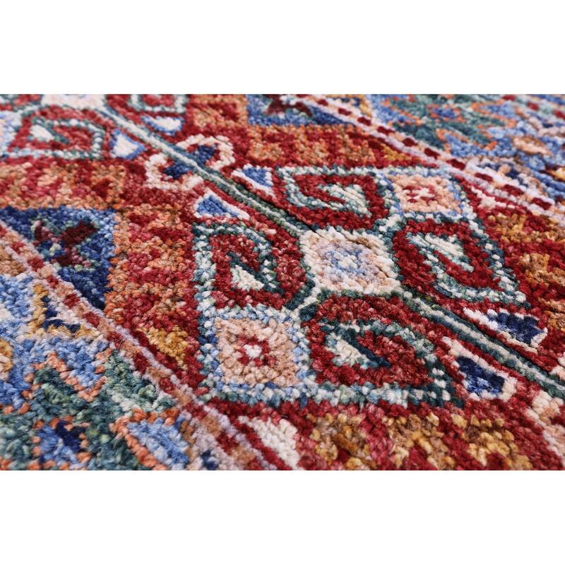 Golden Nile Khorjin Persian Gabbeh Hand Knotted Wool Rug - 2' 8" X 4' 0"
