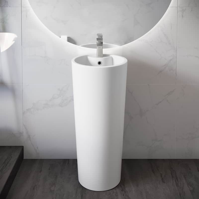 Monaco Circular Basin Pedestal sink