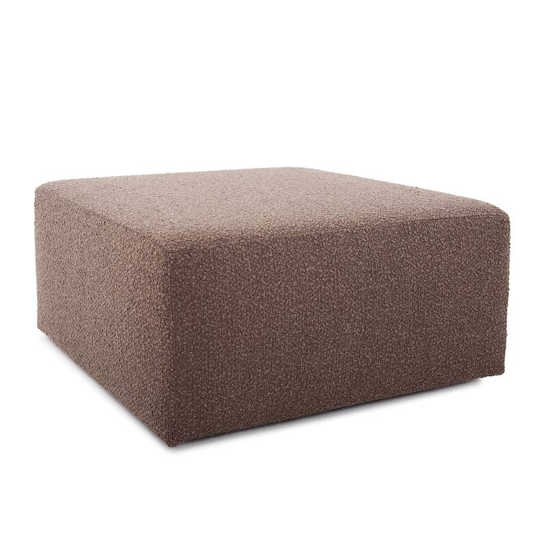 Allan Andrews Universal Square Ottoman with Cover, Barbet Collection - Chocolate