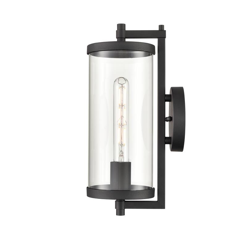 Millennium Lighting Beckham 1 Light Outdoor Wall Sconce in Textured Black