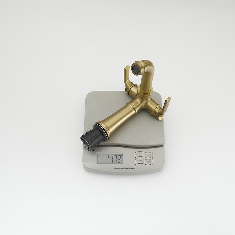 Industrial Style Two Handle Bathroom Faucet