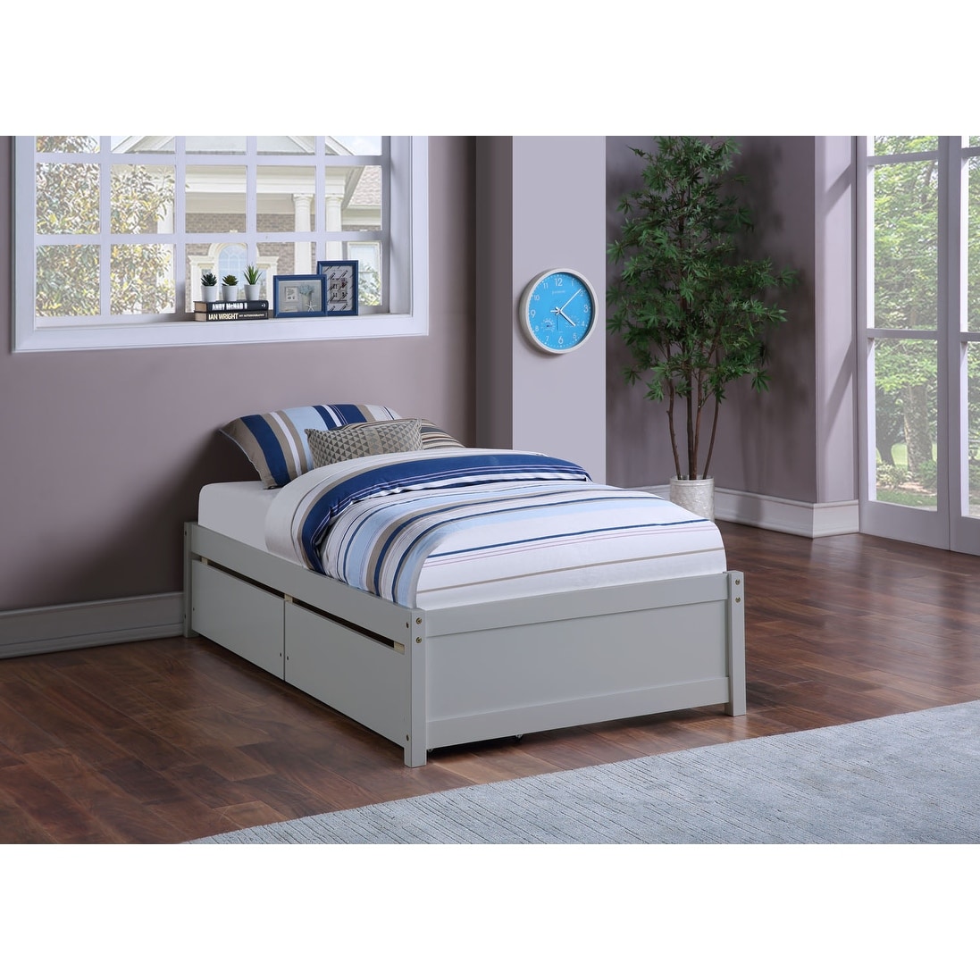 Slide out store twin bed