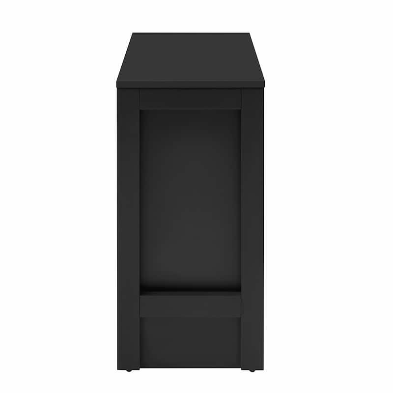 Wooden Sideboard with Extendable Table,Multifunctional Storage Cabinet with 2 Doors and 3 Drawers