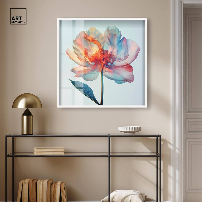 Peony Phases Shadowbox by Art Remedy