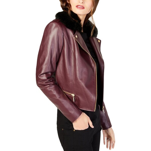 faux leather michael kors