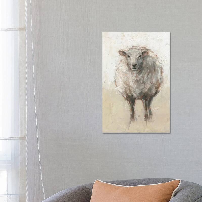 iCanvas "Fluffy Sheep I" by Ethan Harper Canvas Print - 26x18x1.5