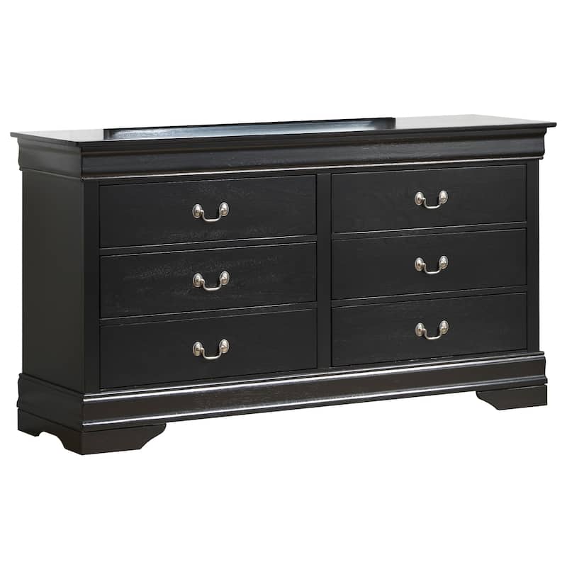 Glory Furniture Louis Phillipe Dresser - Cappuccino