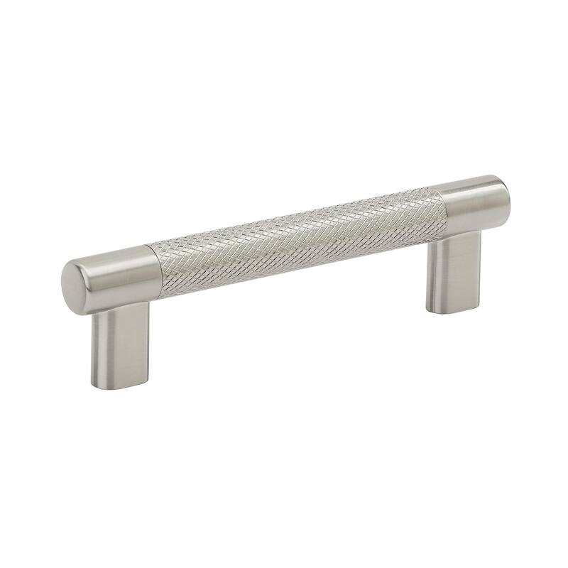 Amerock Bronx Cabinet Pull Handle - 5-1/16 in (128 mm) Center-to-Center - Satin Nickel