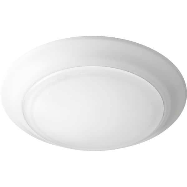 slide 2 of 5, Quorum International 8" Wide LED Flush Mount Bowl Ceiling Fixture