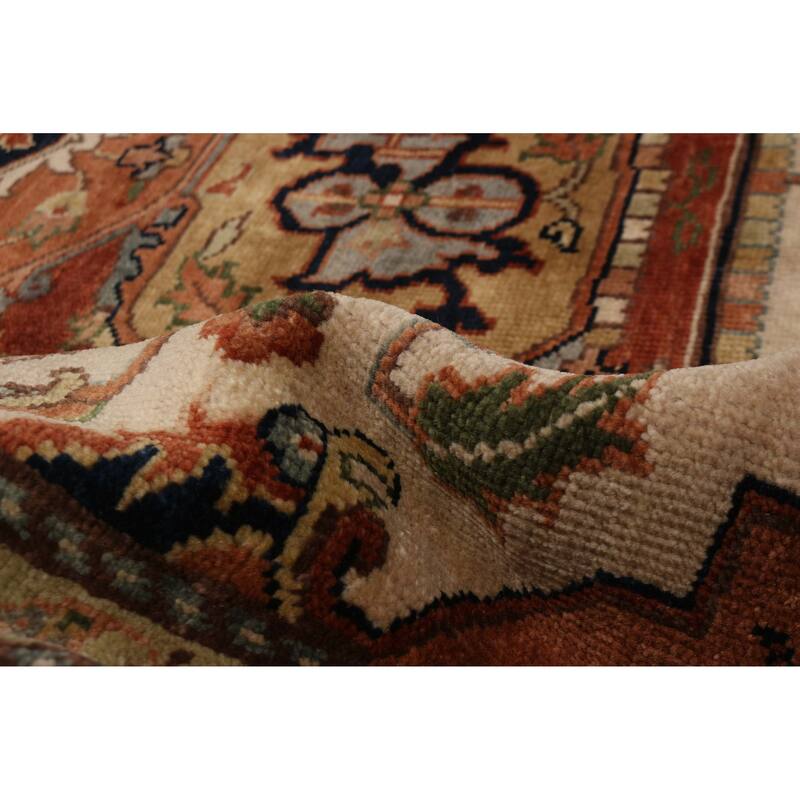 ECARPETGALLERY Hand-knotted Jules Sultane Ivory Wool Rug - 8'8 x 11'5