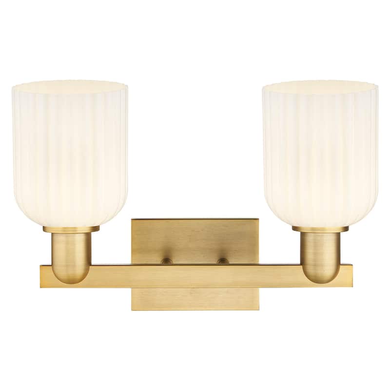 Innovations Lighting 716-2W-G559-5GWH Bridal Veil 2 Light 16" Wide