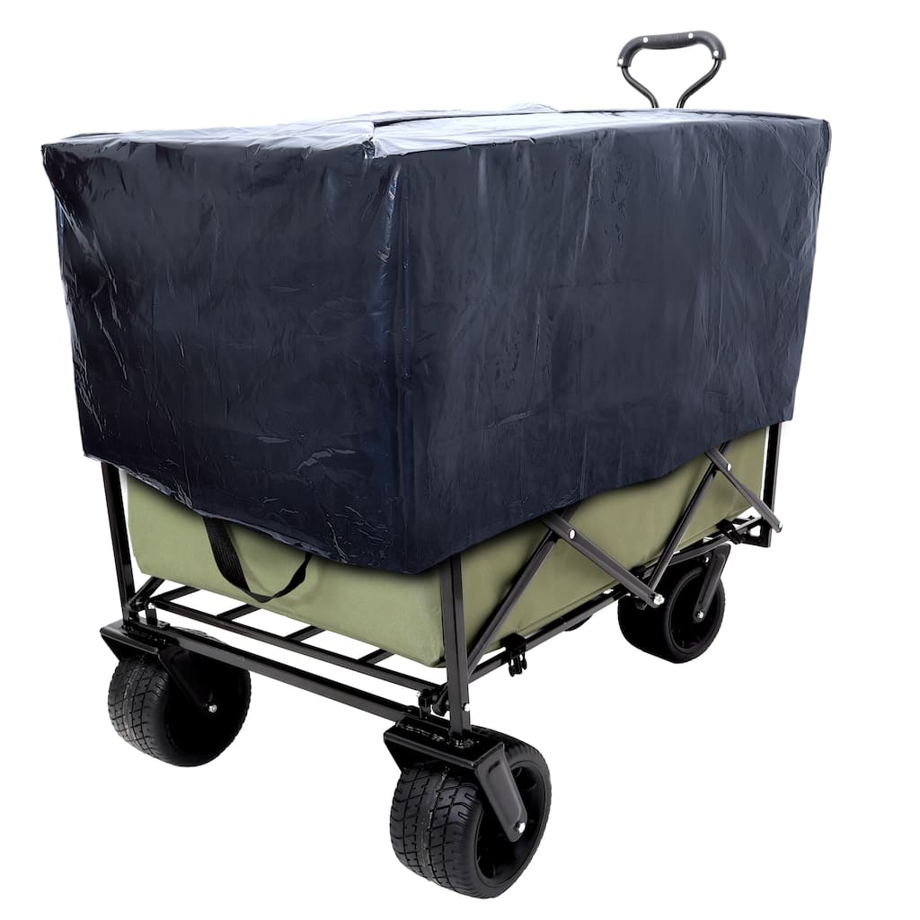 440lbs Collapsible Foldable Wagon Cart