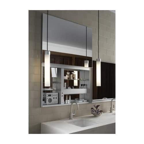 Shop Robern Uc3627fpe Uplift 36 X 27 X 6 Single Door Medicine Cabinet With Integrated Electrical Mirrored Overstock 13799805