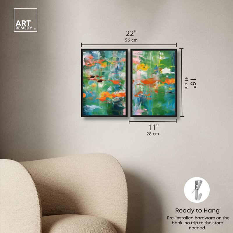 Jungle Serenade Canvas Set of 2 by Art Remedy