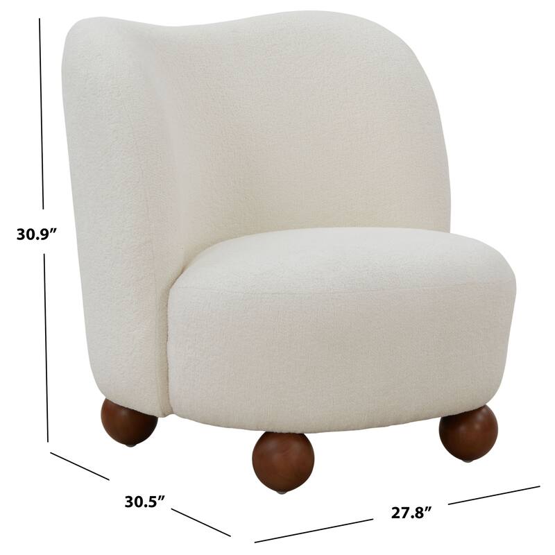 SAFAVIEH Couture Rodolfo Boucle Accent Chair - 28"W x 31"D x 31"H