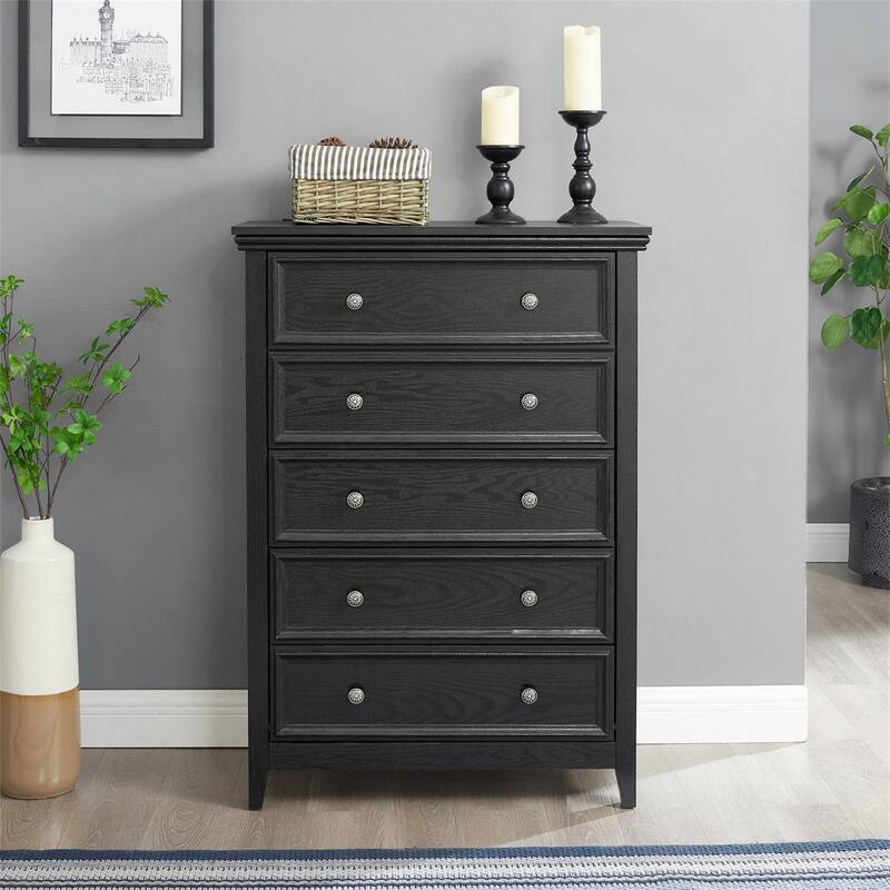 5 Storage Drawers Dresser Cabinet, Chest of Drawers, Closet Organizers