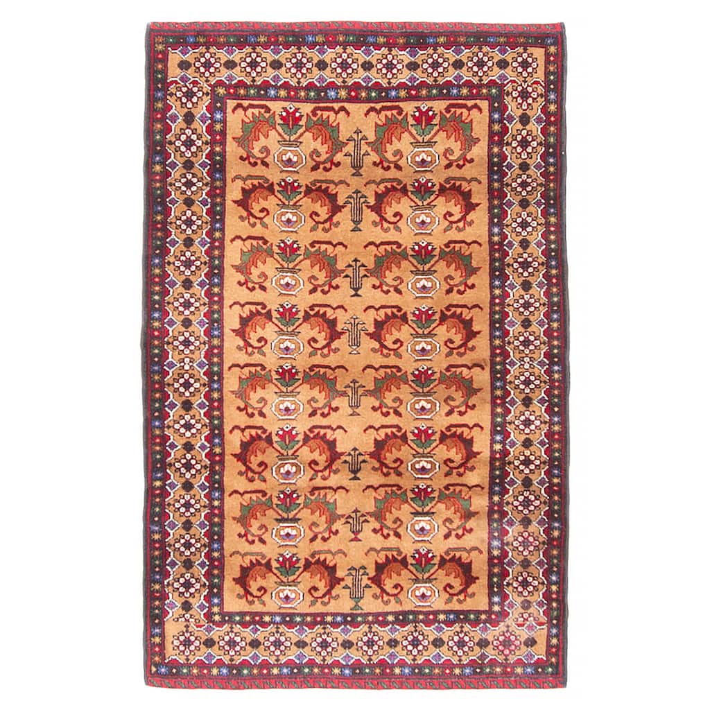 Teimani Brown Rug 3'0" x 4'9" - 3'0 x 4'9