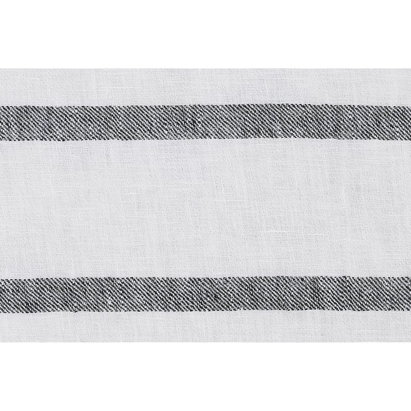 Striped Square Throw Pillow - 22" Black and White