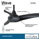 preview thumbnail 17 of 17, Minka Aire Light Wave 3 Blade 44 Inch Ceiling Fan With LED Light Kit