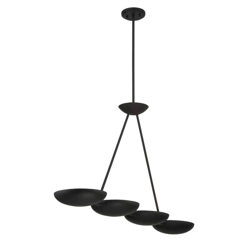 Kovacs P1318 Undertas 4 Light 48" Wide Linear Chandelier