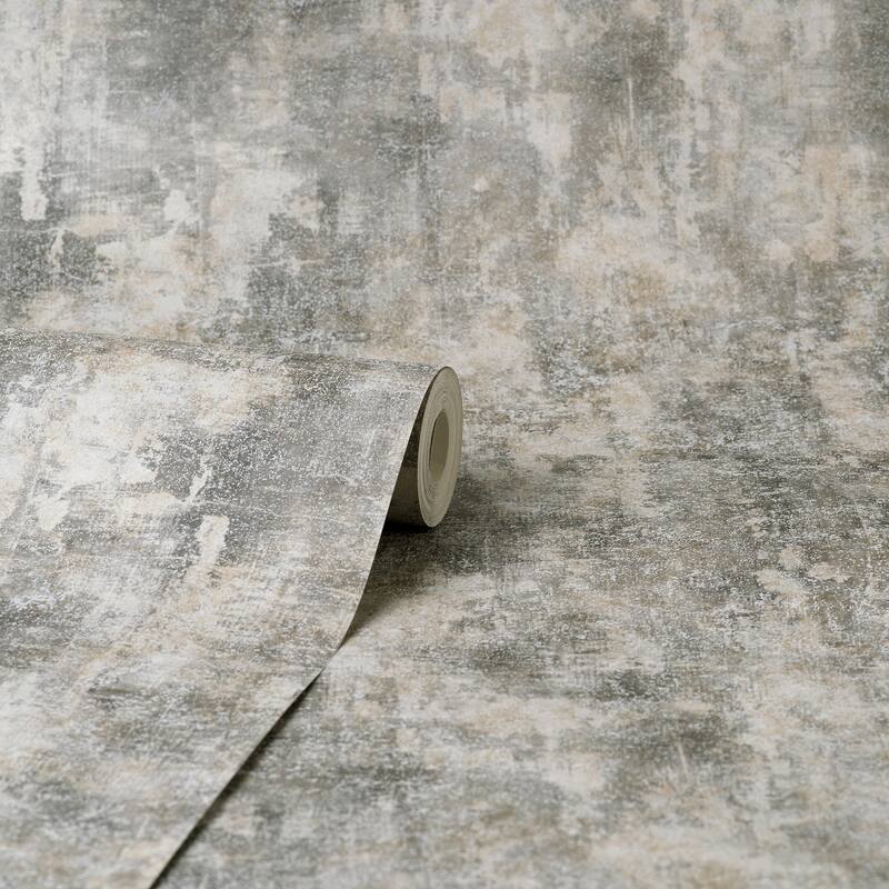 Fine Decor Joel Grey Industrial Stone Wallpaper