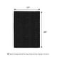 preview thumbnail 81 of 110, Deconovo Non Slip Chenille Striped Bath Mat Soft Durable