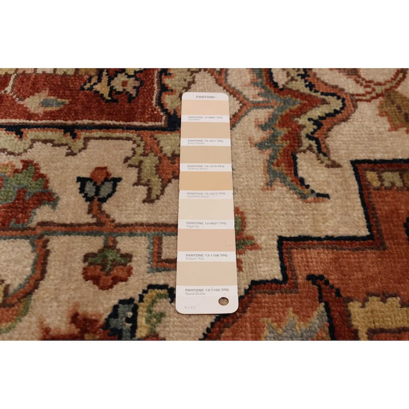 ECARPETGALLERY Hand-knotted Jules Sultane Ivory Wool Rug - 7'11 x 9'11