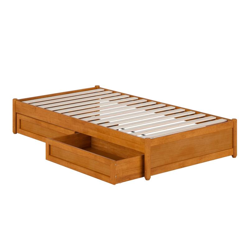 Barcelona Panel Platform Bed with Storage Drawers