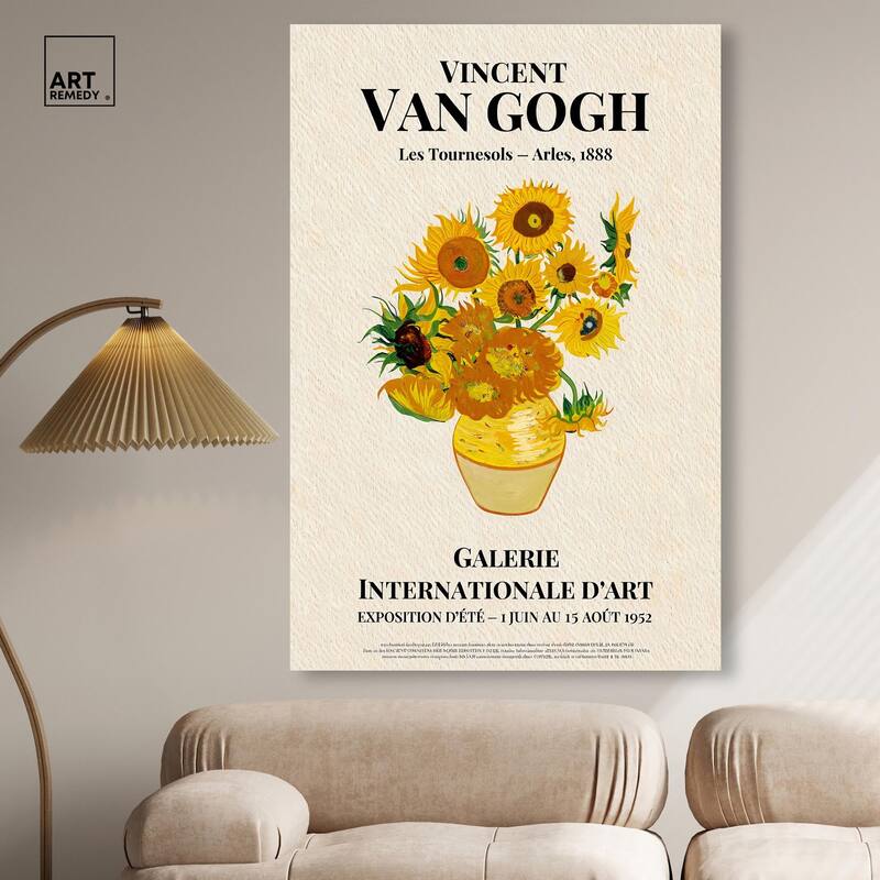 Sunflowers Canvas by Art Remedy, Gallery Wrapped