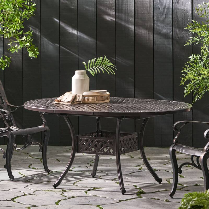 Outdoor Expandable Aluminum Dining Table