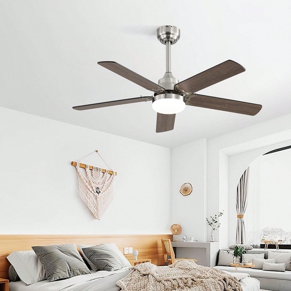 Cusp Barn 42 Inch Ceiling Fan with Remote Control and LED