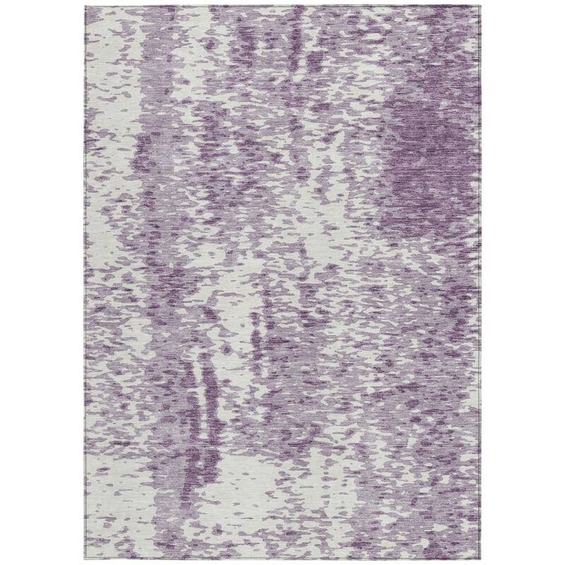 HomeRoots Abstract Transitional Rectangle Outdoor Rug