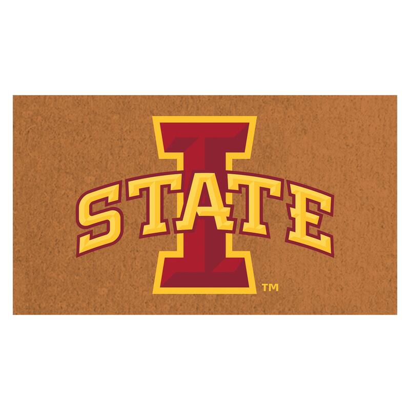 Iowa State University Full Color Indoor/Outdoor Coir Mat - 28" x 16"