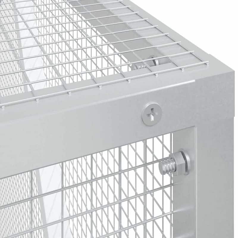 vidaXL Bird Cage Anthracite Galvanized steel