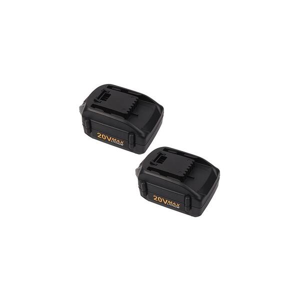 Shop 20v 4 0ah Battery For Worx Wa3578 Wa3520 Wa3525 Wa3575 Wg151 Wg155 2 Pack On Sale Overstock 28787870