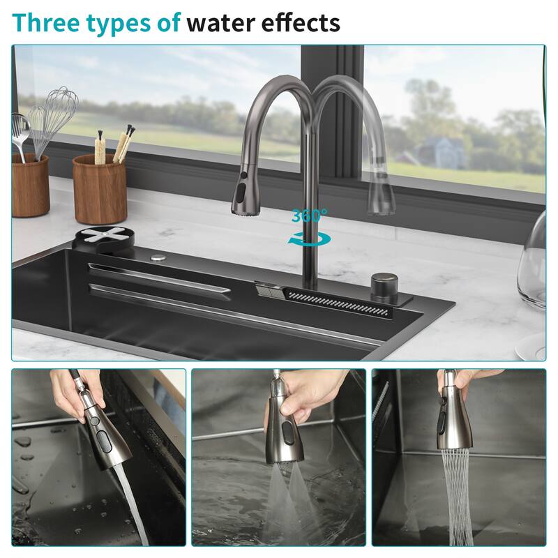 33" Drop-In 16 Gauge Single Bowl Stainless Steel Kitchen Sink - 33'' x 19.29'' x 9''