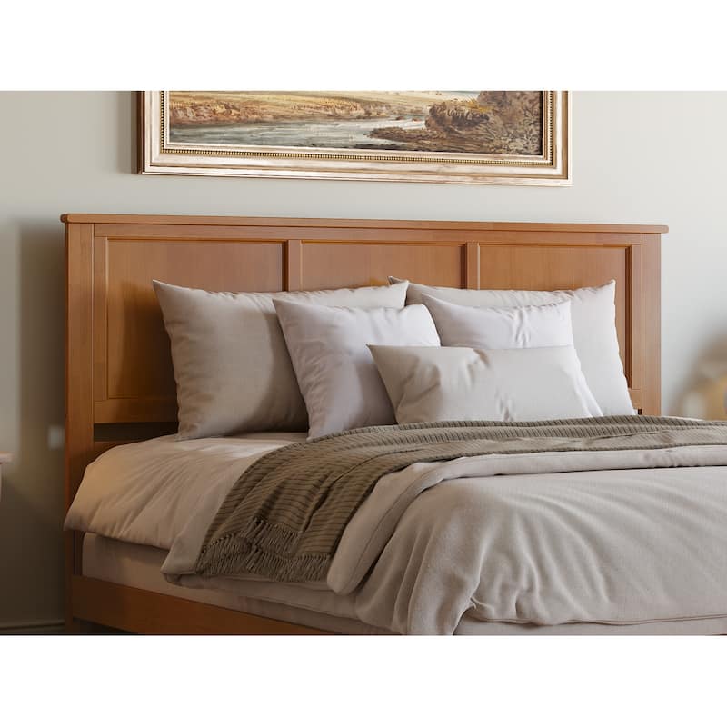 Madison Wood Low Profile Platform Bed with Matching Footboard