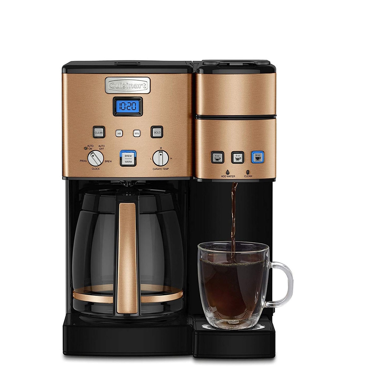 Cuisinart SS 15CP 12 Cup Coffee Maker And Single Serve Brewer Copper On Sale Bed Bath Beyond 27585908
