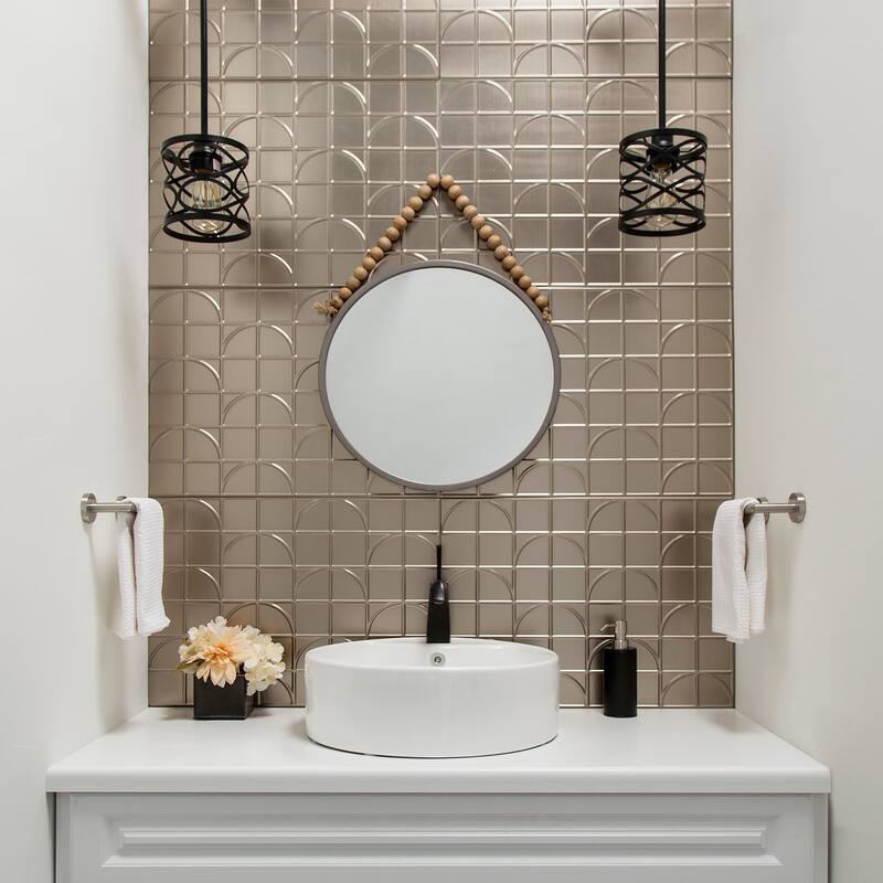 FASÄDE Crescent Decorative Vinyl Backsplash Panel