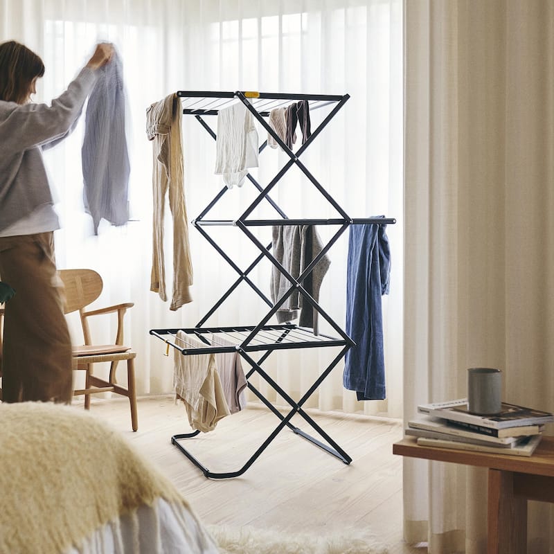 AirFrame™ Clothes Drying Rack with Long Garment Hanging Rails