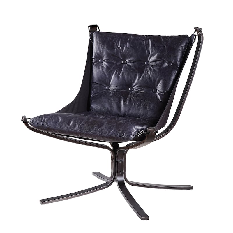 Meadowdale Button-Tufted Accent Chair with 4-Star Frame