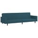 preview thumbnail 26 of 25, vidaXL 2-Seater Sofa Bed Velvet