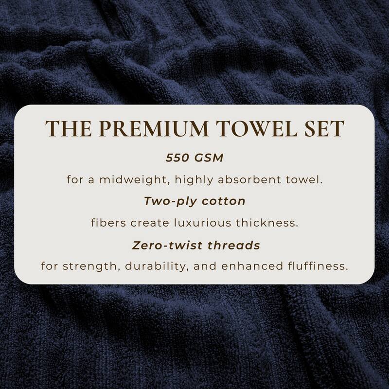 Linery & Co. Combed Cotton Bath Towel Set